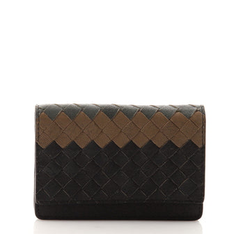 Bottega Veneta Flap Card Case Intrecciato Nappa