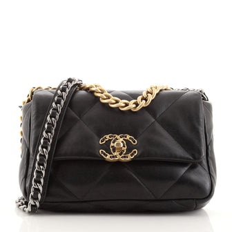 Chanel 19 Flap Bag Quilted Lambskin Medium