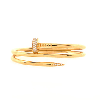 Cartier Juste un Clou Double Wrap Bracelet 18K Rose Gold with Diamonds