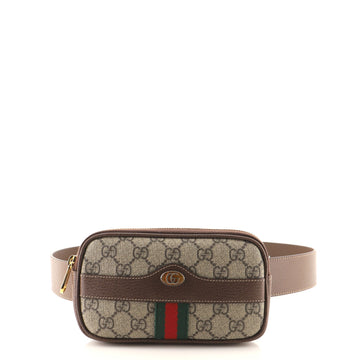 Gucci Ophidia Belt Bag GG Coated Canvas Mini