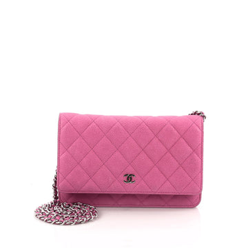 Chanel Wallet on Chain Quilted Caviar
