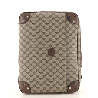 Gucci Supreme Convertible Backpack Briefcase GG Coated Canvas