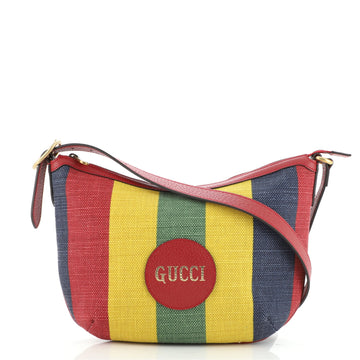 Gucci Baiadera Shoulder Bag Striped Canvas