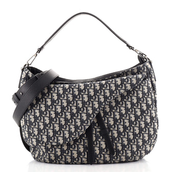 Christian Dior Saddle Soft Bag Oblique Canvas