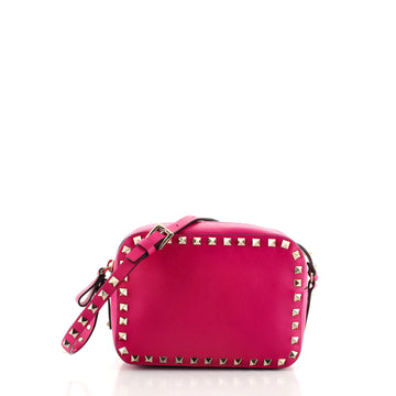 Valentino Rockstud Camera Crossbody Bag Leather