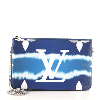 Louis Vuitton Double Zip Pochette Limited Edition Escale Monogram Giant