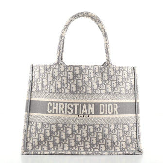 Christian Dior Book Tote Oblique Canvas Small