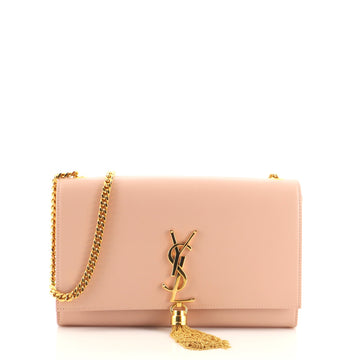Saint Laurent Classic Monogram Tassel Crossbody Bag Leather Medium