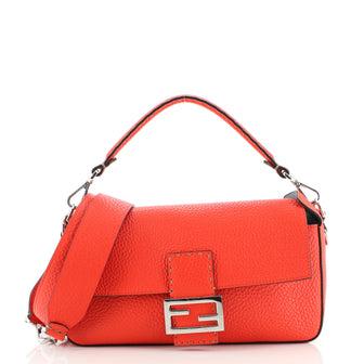 Fendi Selleria Baguette NM Bag Leather Medium