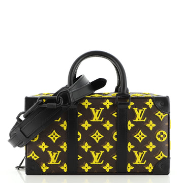 Louis Vuitton Trunk Speedy Bag Monogram Tuffetage Canvas