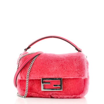 Fendi Baguette NM Bag Shearling Mini
