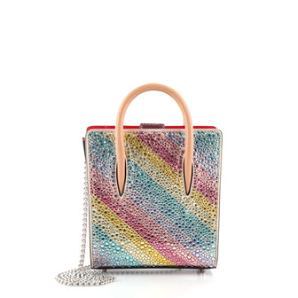 Christian Louboutin Paloma Tote Embellished Leather Nano