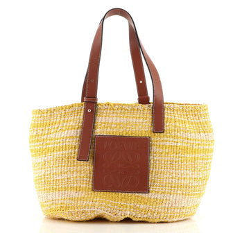 Loewe Basket Tote Raffia Medium