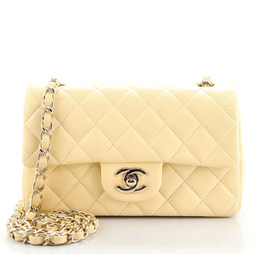 Chanel Classic Single Flap Bag Quilted Lambskin Mini