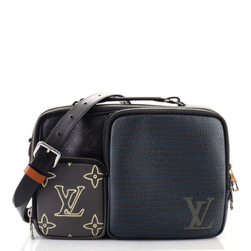Louis Vuitton Messenger Multipocket Patchwork Monogram Eclipse Canvas and Printed Leather