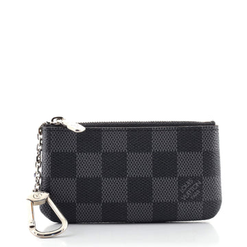 Louis Vuitton Key Pouch Damier Graphite