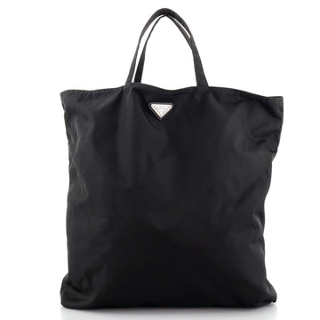 Prada Open Tote Tessuto with Applique Large