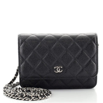 Chanel Wallet on Chain Quilted Caviar Mini