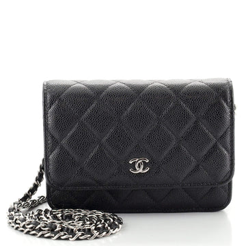 Chanel Wallet on Chain Quilted Caviar Mini