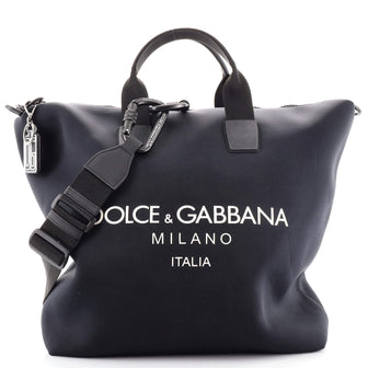 Dolce & Gabbana Palermo Convertible Tote Neoprene Large