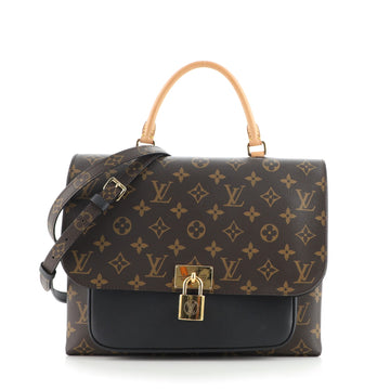 Louis Vuitton Marignan Handbag Monogram Canvas with Leather