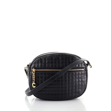 Celine C Charm Camera Bag Quilted Leather Medium