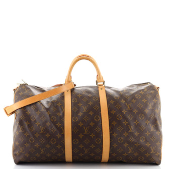 Louis Vuitton Keepall Bandouliere Bag Monogram Canvas 55