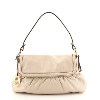 Fendi Chef Flap Bag Leather Medium