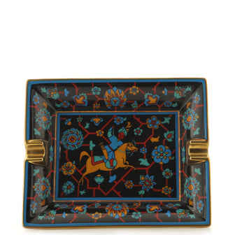 Hermes Ashtray Printed Porcelain Medium