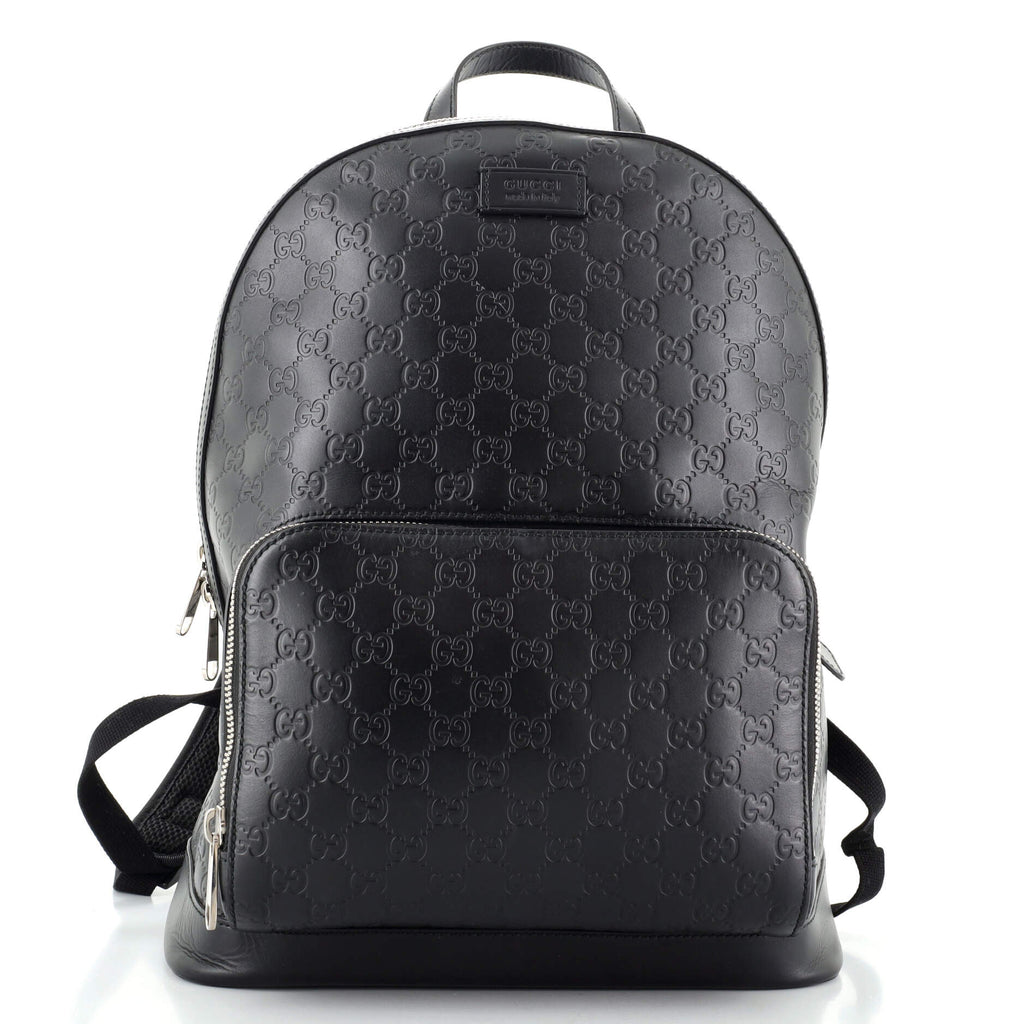 Gucci Signature Pocket Backpack Guccissima Leather Large  display picture 2