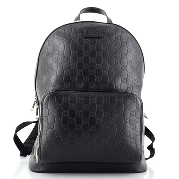 Gucci Signature Pocket Backpack Guccissima Leather Large