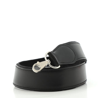 Hermes Short Strap Leather with Canvas Wide