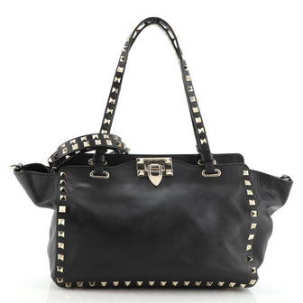 Valentino Rockstud Tote Soft Leather Small