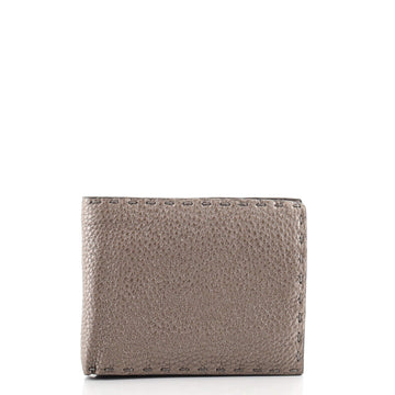 Fendi Selleria Bifold Wallet Leather Compact