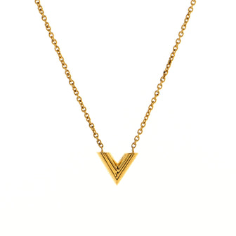 Louis Vuitton Essential V Necklace Metal