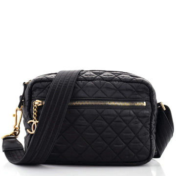 Chanel Paris-Hamburg Camera Bag Quilted Satin Small
