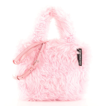 Balenciaga Everyday Tote Faux Fur XXS