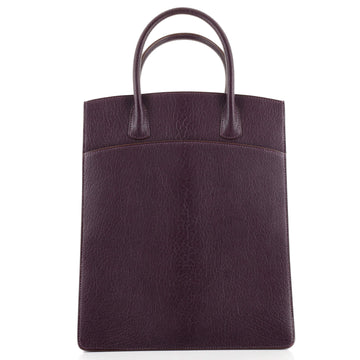 Hermes White Bus Bag Leather 30