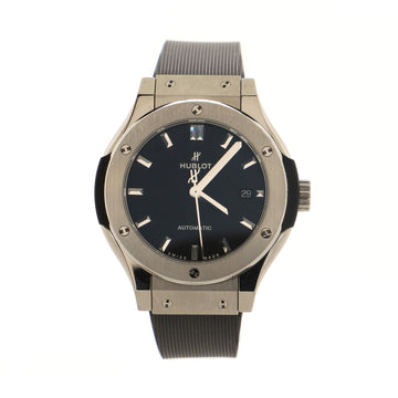 Hublot Classic Fusion Automatic Watch Titanium and Rubber 33