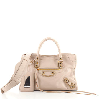 Balenciaga City Classic Metallic Edge Bag Leather Small