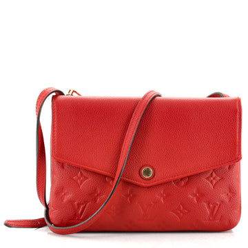 Louis Vuitton Twice Handbag Monogram Empreinte Leather