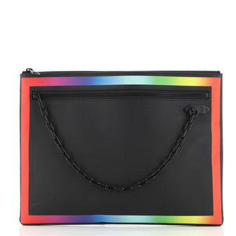 Louis Vuitton Pochette A4 Rainbow Taiga Leather