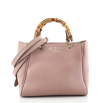 Gucci Bamboo Shopper Tote Leather Mini