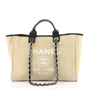 Chanel Deauville Tote Canvas Medium