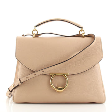 Salvatore Ferragamo Margot Satchel Leather Large