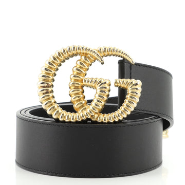 Gucci GG Torchon Belt Leather Wide
