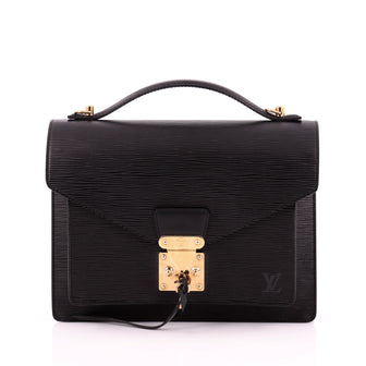 Louis Vuitton Monceau Briefcase Epi Leather