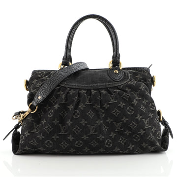 Louis Vuitton Neo Cabby Handbag Denim MM