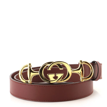Gucci Interlocking G Horsebit Belt Leather Medium