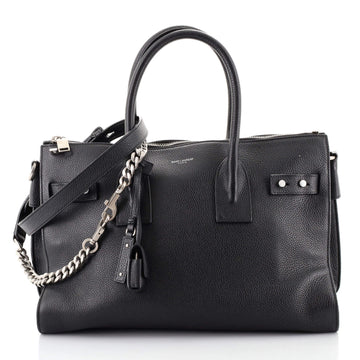 Saint Laurent Sac de Jour Souple Zip Tote Leather Small